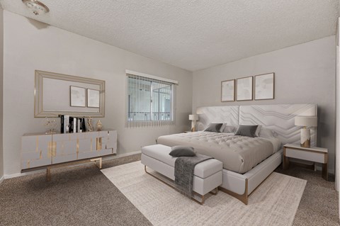 Floor plan for 1 bed, 1 bath, 700 sqft