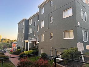 Washington apartment for rent - a view of a building with stairs in front of it