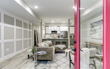 Washington apartment for rent - a living room with a couch and a table