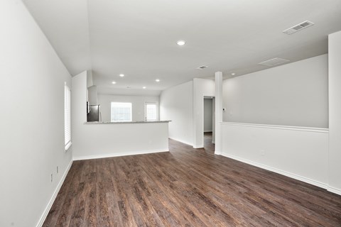 Floor plan for 3 beds, 2 baths, 1355 sqft