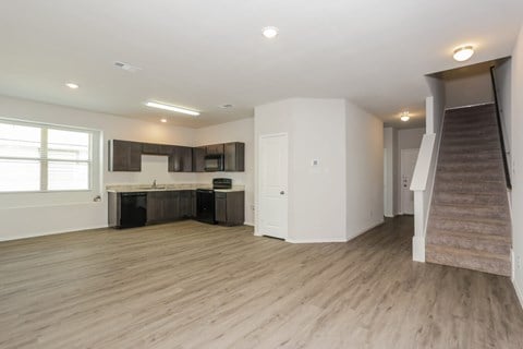 Floor plan for 3 beds, 2.5 baths, 1353 sqft