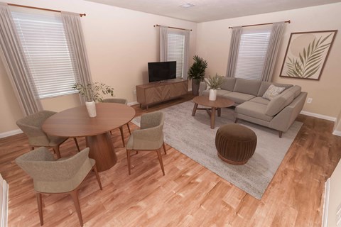 Floor plan for 4 beds, 2.5 baths, 1956 sqft