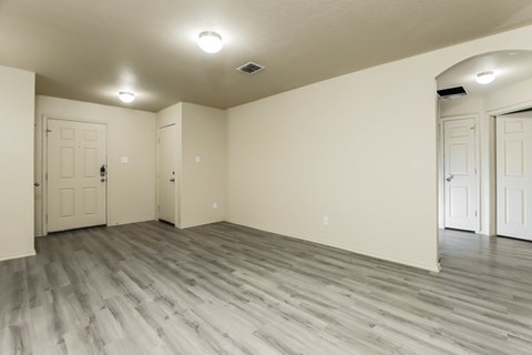 Floor plan for 3 beds, 2 baths, 1307 sqft