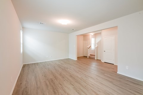 Floor plan for 4 beds, 2.5 baths, 1607 sqft