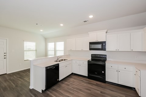 Floor plan for 3 beds, 2 baths, 1239 sqft
