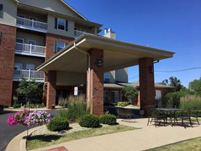 Decatur apartment for rent - Exterior of The Reserve at Lakeview, large brick building