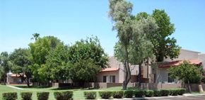 Glendale apartment for rent - a building with trees in front of it
