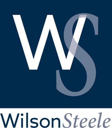 Cleveland apartment for rent - Wilson Steele logo with a blue background.