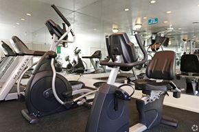 Chandler apartment for rent - A gym with treadmills and exercise bikes.