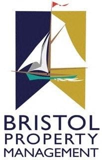 Oxnard house for rent - A logo for Bristol Property Management featuring a sailboat.