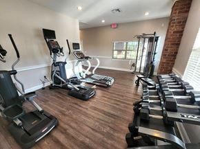 Jacksonville apartment for rent - a playground with a blue and red slide and