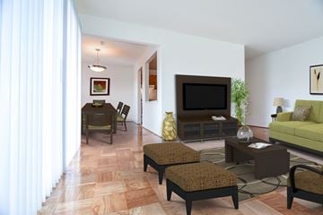 Catonsville apartment for rent - a living room with a couch and a television