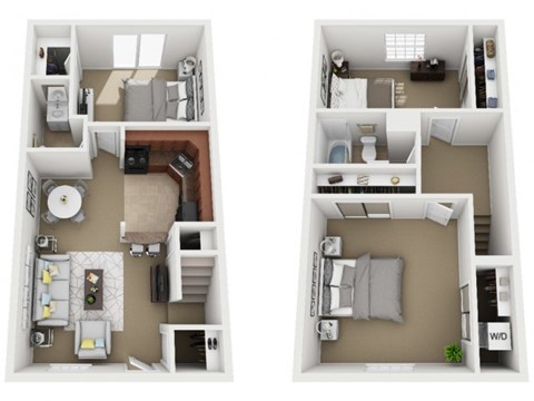 Floor plan for 3 beds, 1.5 baths, 1200 sqft