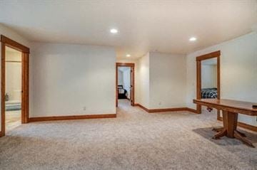 Whitefish house for rent - a large living room with a wooden table in it