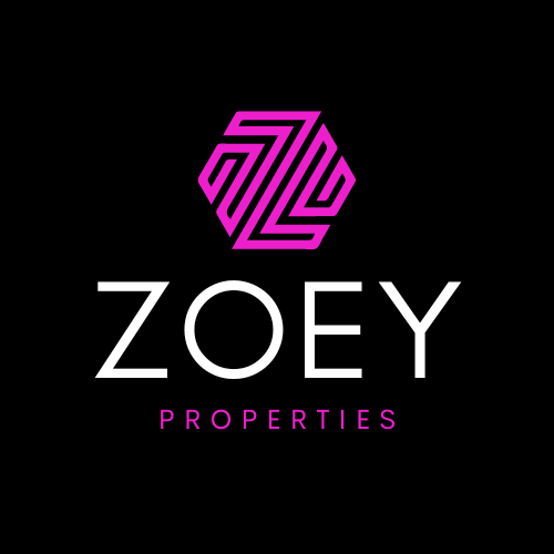 St. Louis house for rent - the logo for zone properties on a black background