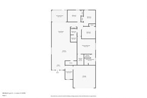Groveland house for rent - this is the floor plan of the renovated bedroom apartment