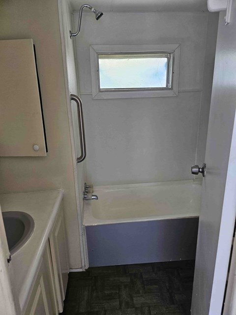 Floor plan for 1 bed, 1 bath
