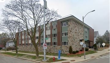 Milwaukee apartment for rent - an apartment building on the corner of a city street