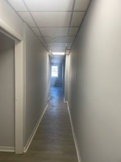 Chester apartment for rent - A long hallway with doors on both sides.