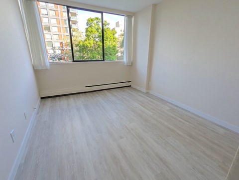 Floor plan for 2 beds, 1 bath, 845 sqft