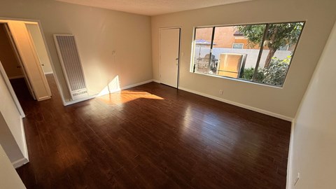 Floor plan for 2 beds, 1 bath