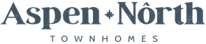 Saskatoon apartment for rent - The image displays the text "Aspen + North Townhomes" in a large, bold font.