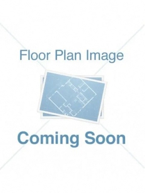 Floor plan for 1 bed, 1 bath, 800 sqft
