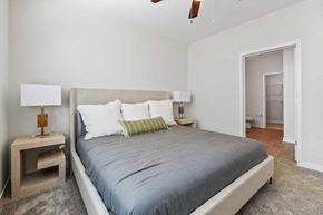 Elizabethtown apartment for rent - a bedroom with a bed and a closet