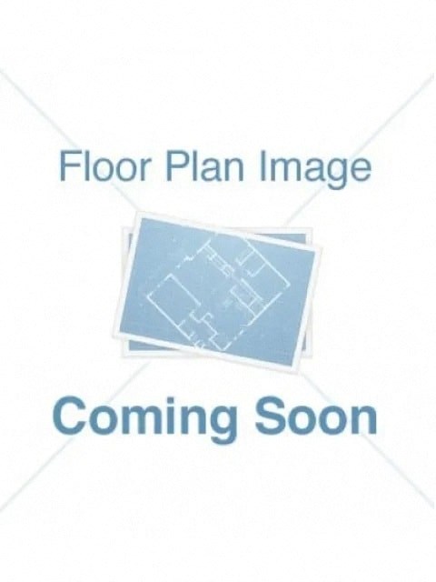 Floor plan for 2 beds, 2 baths, 960 sqft