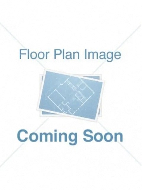 Floor plan for 2 beds, 2 baths, 1035 sqft