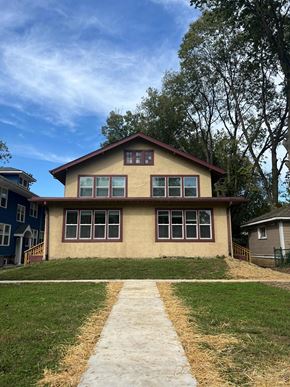 Indianapolis apartment for rent - a house with a sidewalk in front of it
