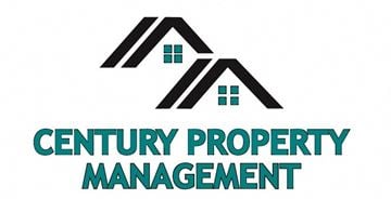 Andover house for rent - A logo for Century Property Management featuring a stylized house.