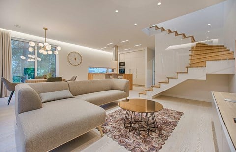 Floor plan for 3 beds, 2.5 baths, 1500 sqft