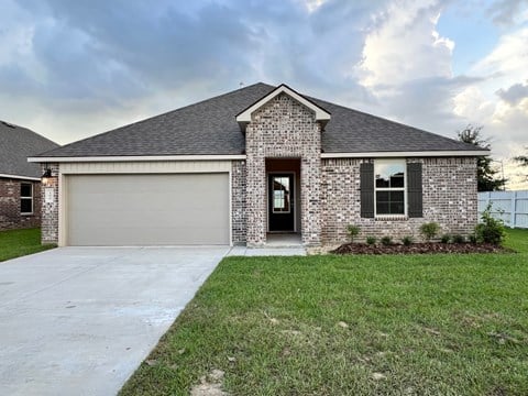 Floor plan for 4 beds, 2 baths, 1836 sqft