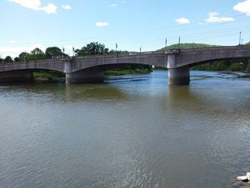Bloomsburg apartment for rent - a bridge over a river in a city