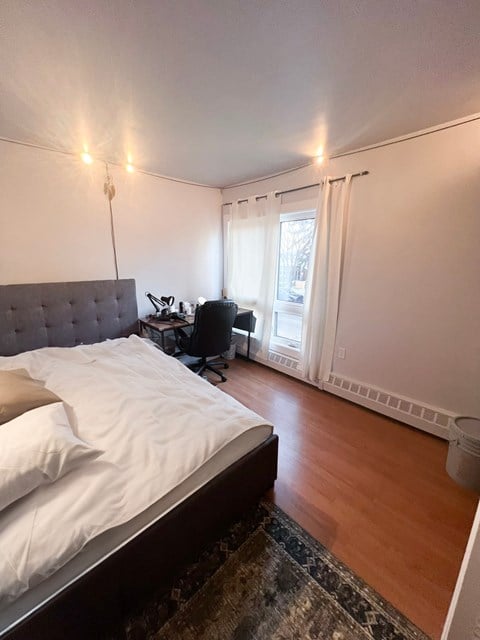 Floor plan for 1 bed, 1 bath