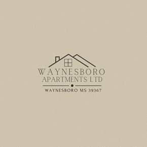 Waynesboro apartment for rent - a logo for a real estate agency on a brown background