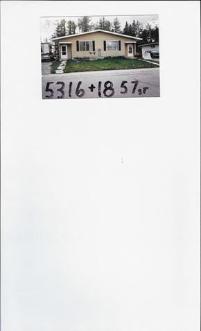 Rocky Mountain House apartment for rent - A house with the numbers 5316+857r written on it.