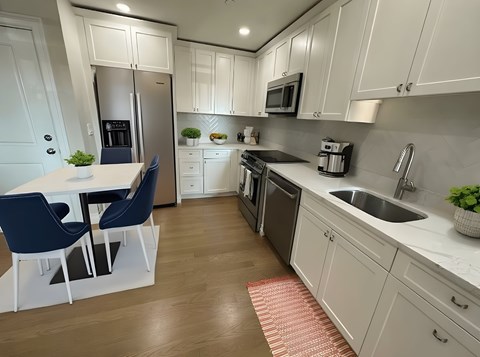 Floor plan for 1 bed, 1 bath, 543 sqft