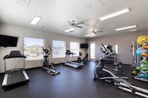 Prescott apartment for rent - a home with a front entrance and a desert landscaping