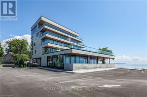 Fort Erie (Crystal Beach) condo for rent - a modern office building with a view of the ocean