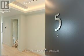 Fort Erie (Crystal Beach) condo for rent - a black wall with a number 5 on it