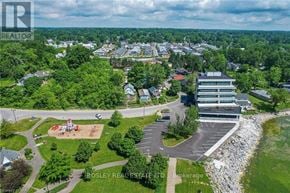 Fort Erie (Crystal Beach) condo for rent - an aerial view of a resort with the ocean in the background
