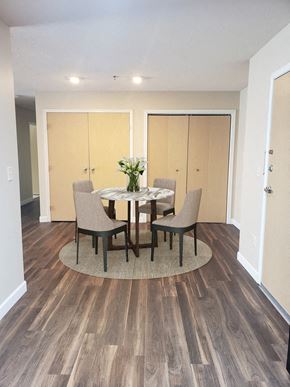 Grand Forks apartment for rent - a dining room with a table and chairs