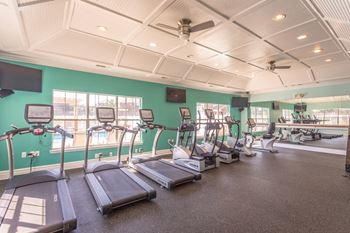 24-Hour health hub with fitness equipment
