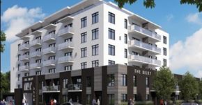 Halifax apartment for rent - The Bilby is a modern apartment building with balconies on each floor.