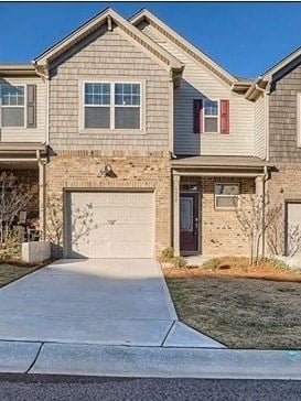 Indian Land house for rent - A house with a red door and a garage door.
