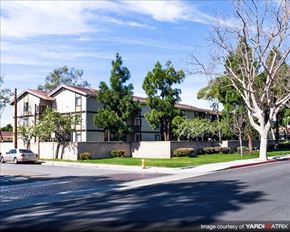 Port Hueneme apartment for rent - A residential street with houses and trees.