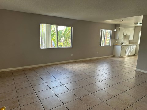 Floor plan for 1 bed, 1 bath