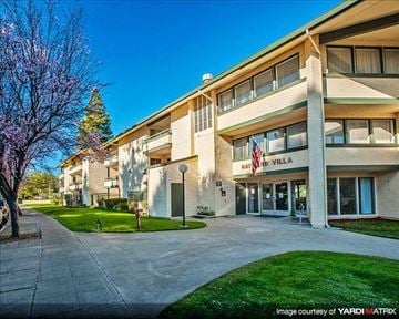Hayward apartment for rent - A building with the name "Ray Villa" on it.